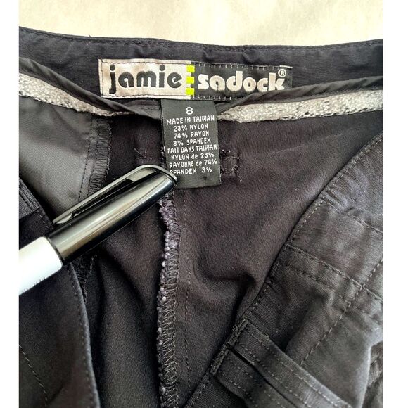 Samie Sadock performance bermuda shorts sports golf black stretch women 8 - Picture 5 of 7